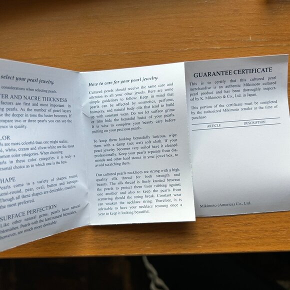 Mikimoto 18K Yellow Gold & 5MM White Cultured Pearl Stud Earrings - Picture 5 of 6